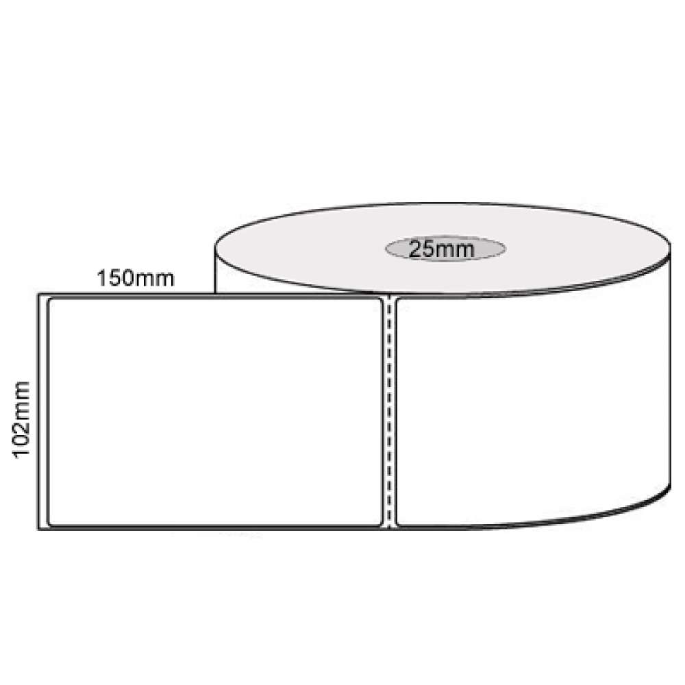 102mm X 150mm Direct Thermal Labels Per Roll