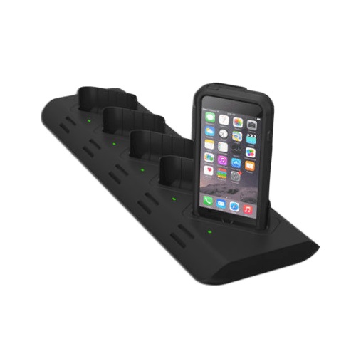 5-bay drop-in charger for Linea Pro 7 with Rugged Case