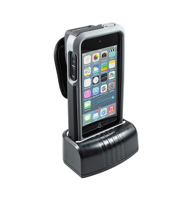 Single Station Charger for Linea Pro 5 Barcode Scanner with rugged case