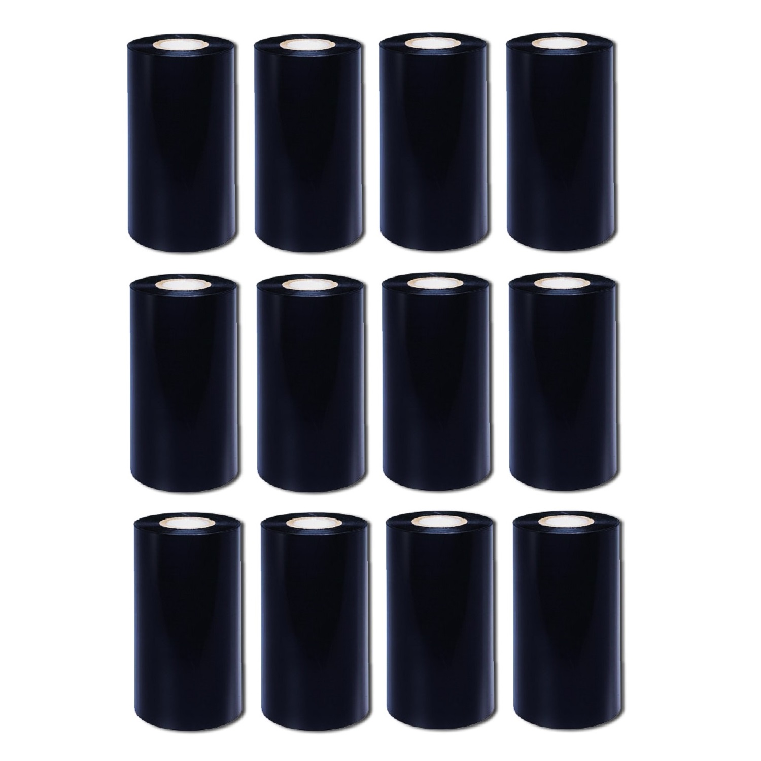 Zebra 84mm x 74m Wax Ribbons 12 Pack