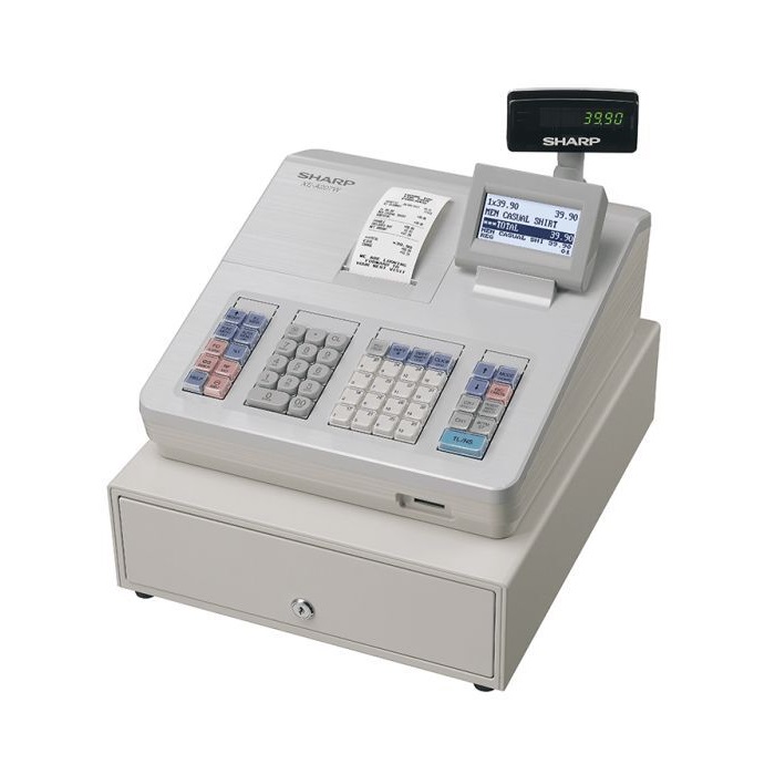 Sharp XE-A207W Cash Regisiter White Side