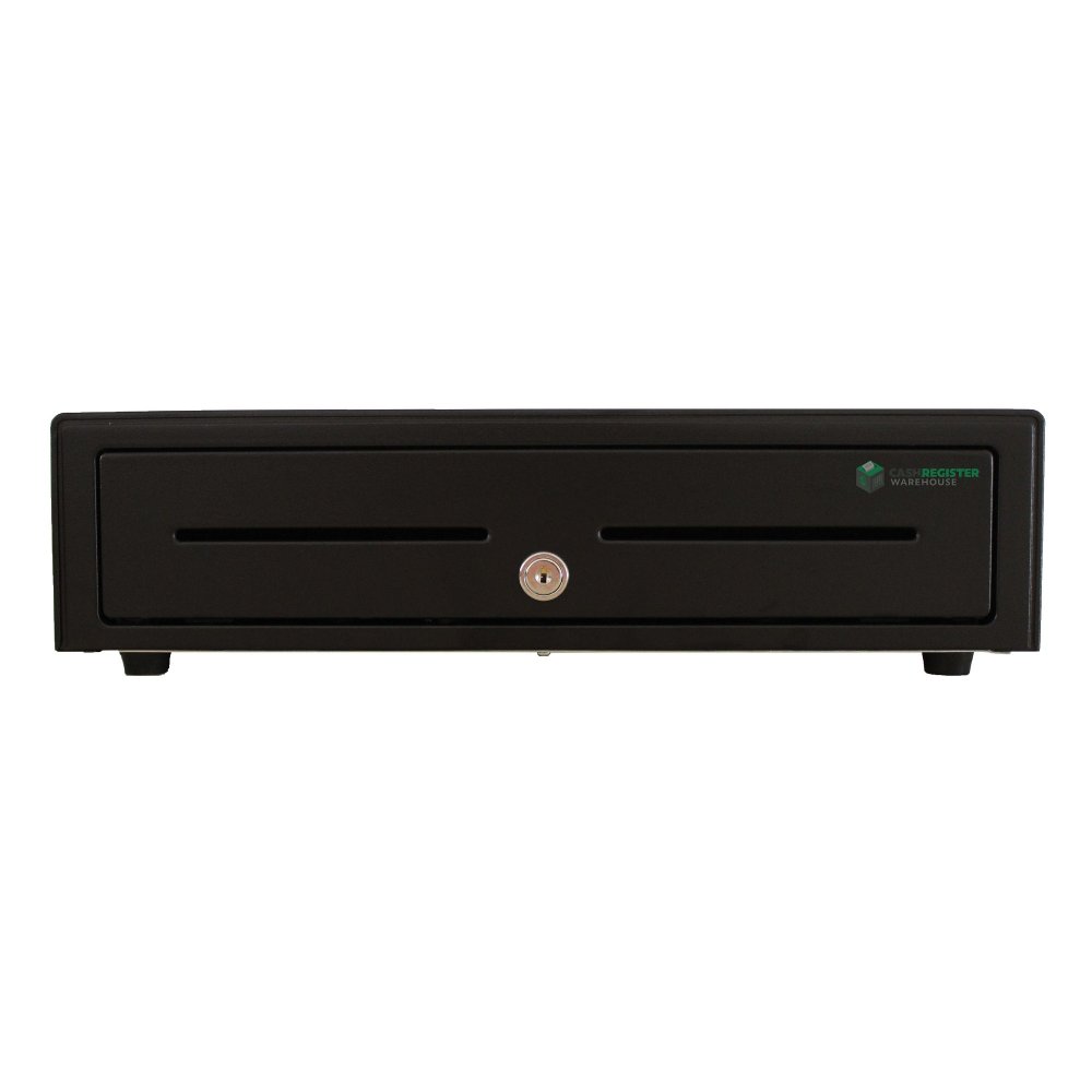 VPOS EC-410 V2 Cash Drawer Black Front W